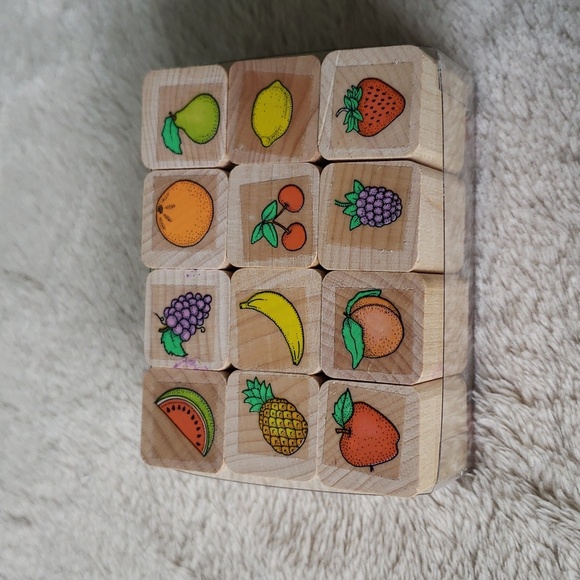 Rubber Stamp Fruit Stamps Set •12 Cullinary/Food Wooden Rubber Stamps• HERO ARTS - Picture 3 of 7